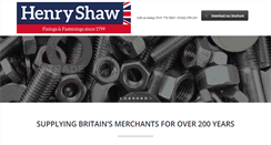 Desktop Screenshot of henryshaw.co.uk